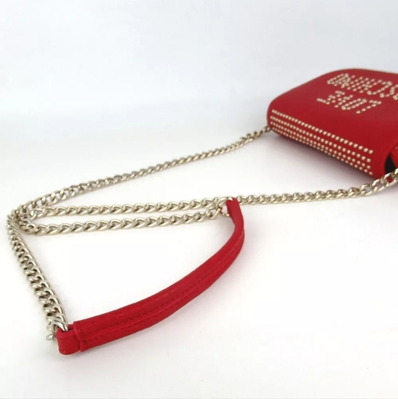 Auth LOVE MOSCHINO Red Crossbody Bag - Picture 6 of 9
